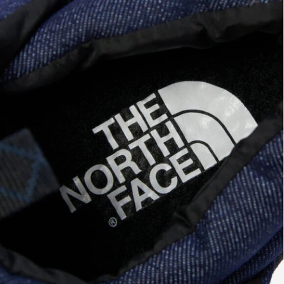 NWT! NEW! North Face Thermalball Nuptse Mule Winter Shoe -Denim Women Size US7 - Picture 7 of 10